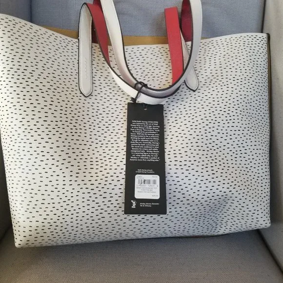 Coach Disney Mickey Keith Haring Large Tote - Picture 3 of 5